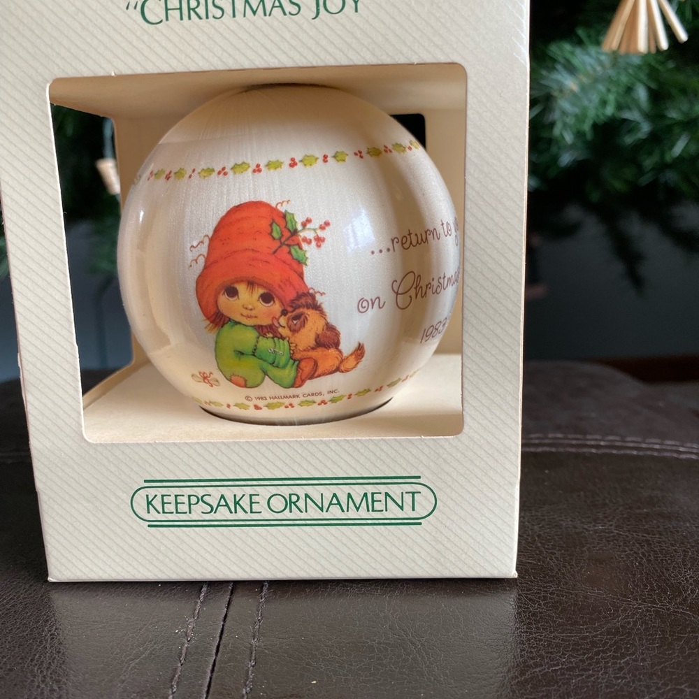 1983 "Christmas Joy" by Hallmark ornament
